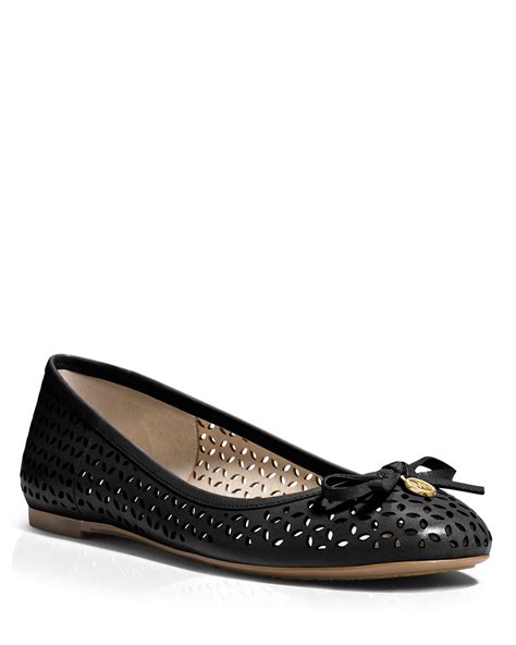 michael kors zwarte ballerinas|michael kors ballet flat.